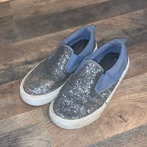 Girls Size 13 Slip Sparkly slip on shoes